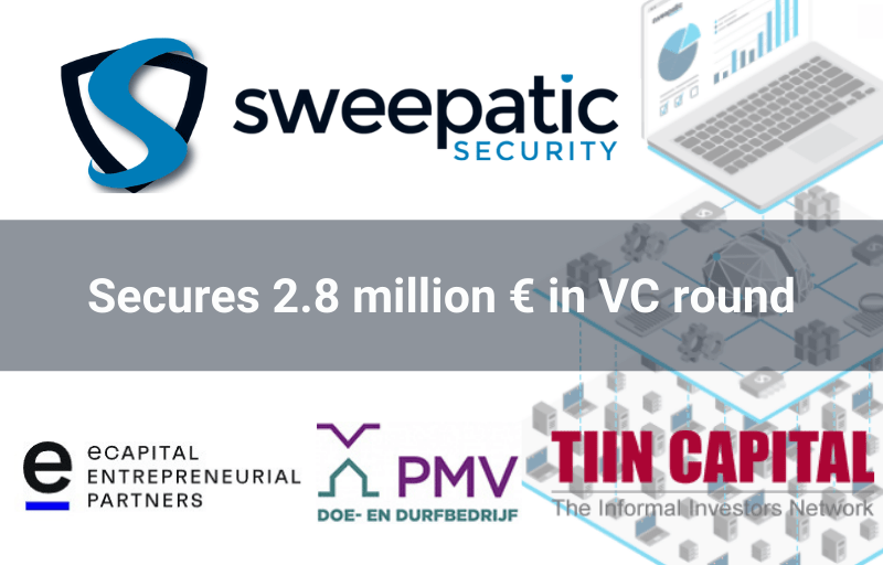 Belgian cybersecurity company Sweepatic secures follow-up investment of € 2.8 million